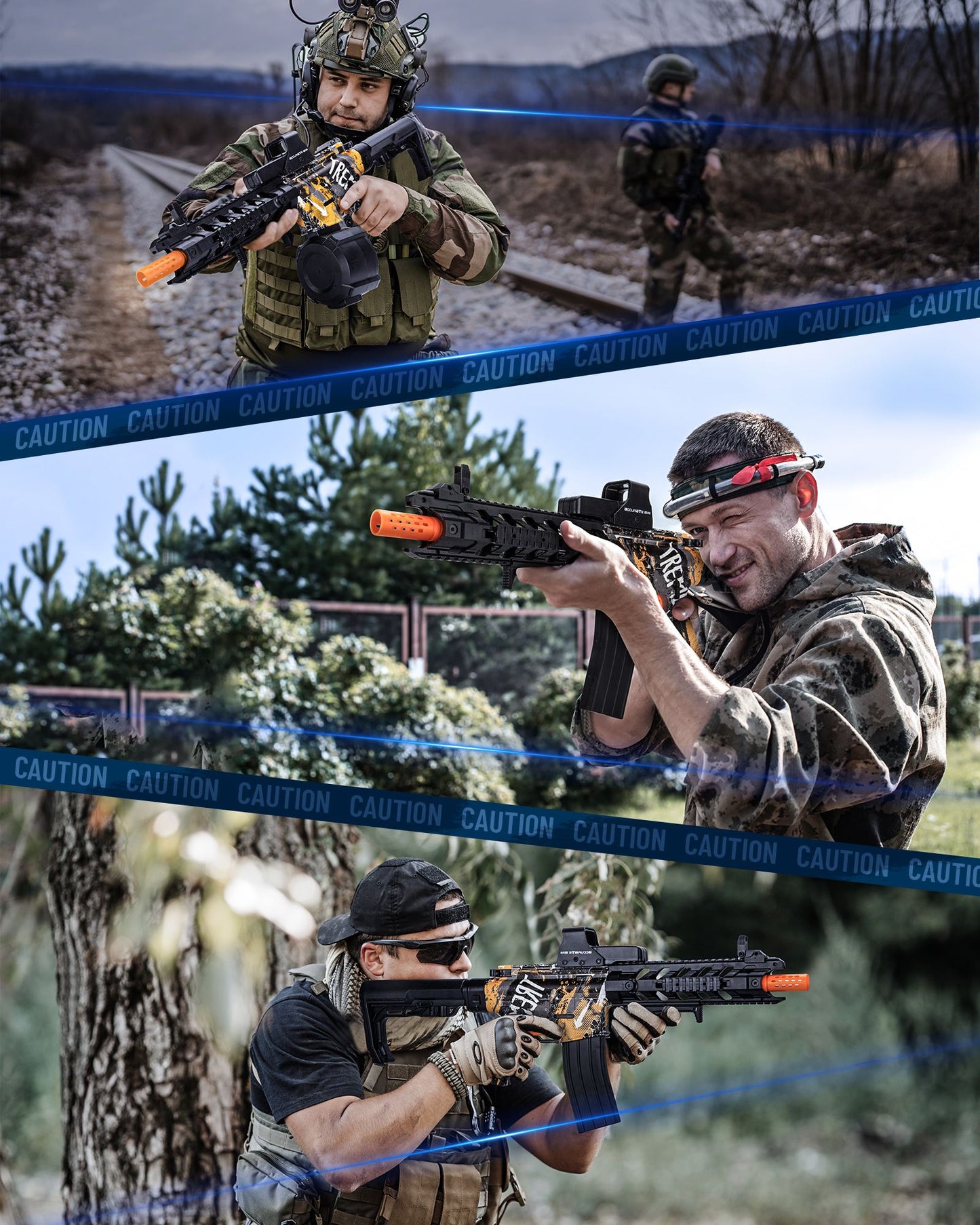 Electric Gel Ball Blaster, High-Speed Gelfire Blaster for Orbeez with 40000 Gel Rounds and Eyewear, Splatter Ball Toys for Outdoor Shooting Game