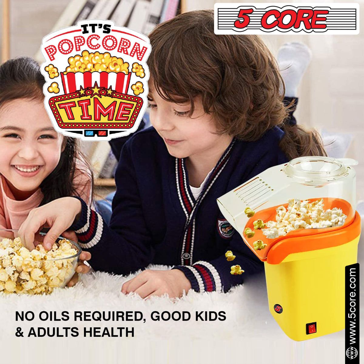 5 Core Popcorn Machine 16 Cup Cap