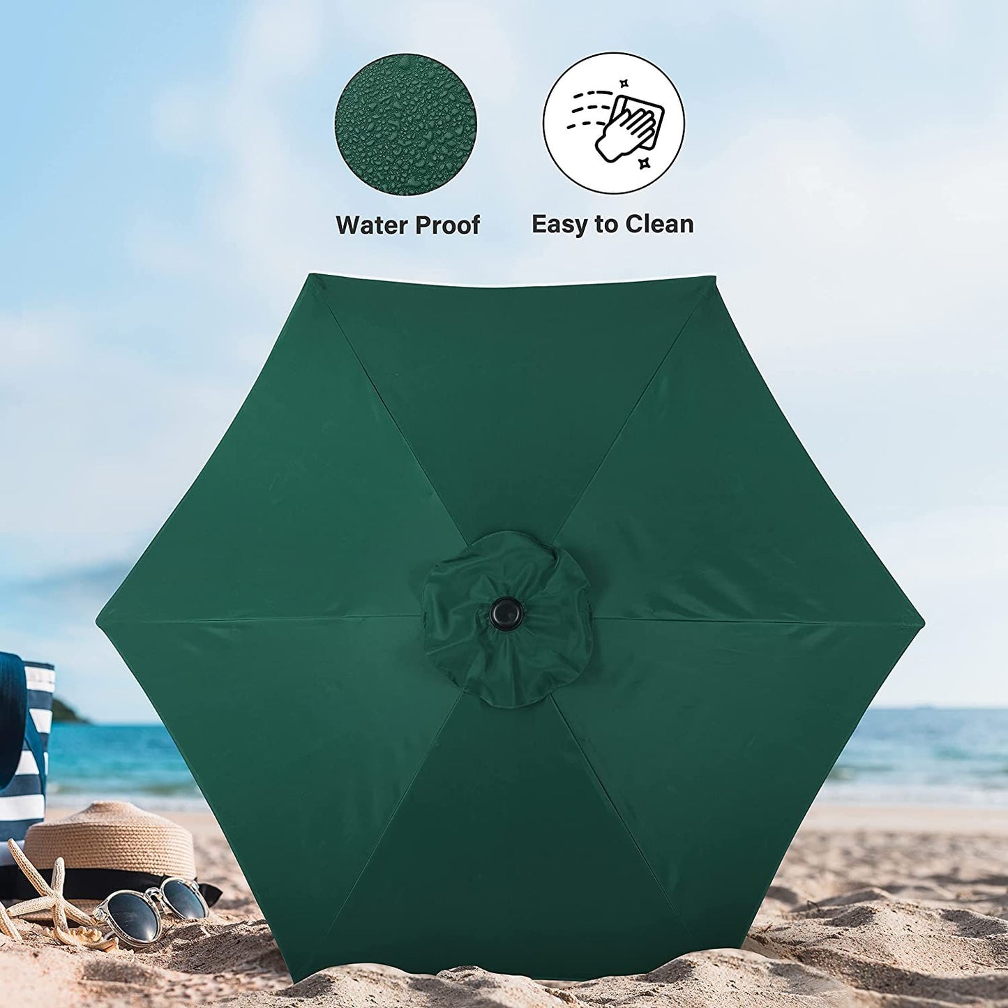 7.5 ft Patio Umbrella with Center Pole
