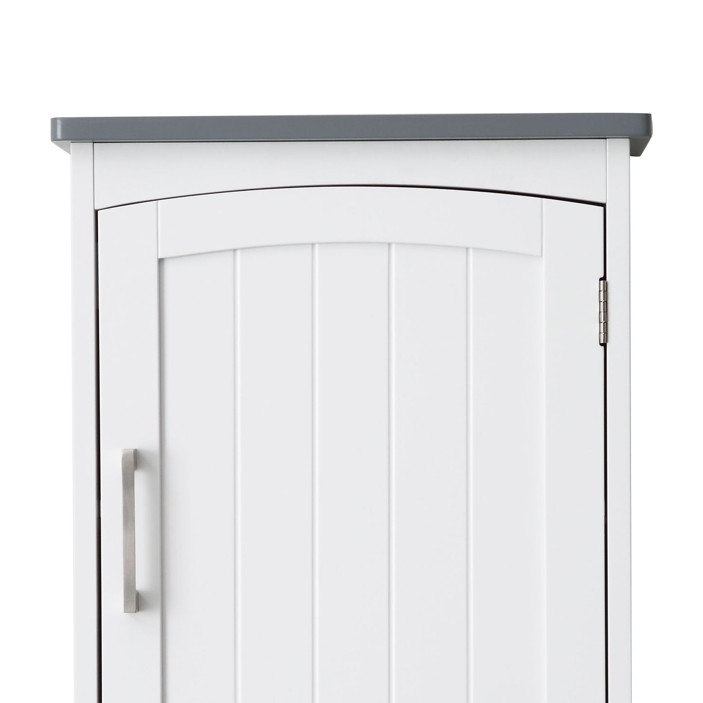 FRALIMK Small Bathroom Wall Cabinet, Medicine Cabinet Organizer for Bathroom, Kitchen, Living Room, White and Gray Top, 15.7*7.1*20.5inch