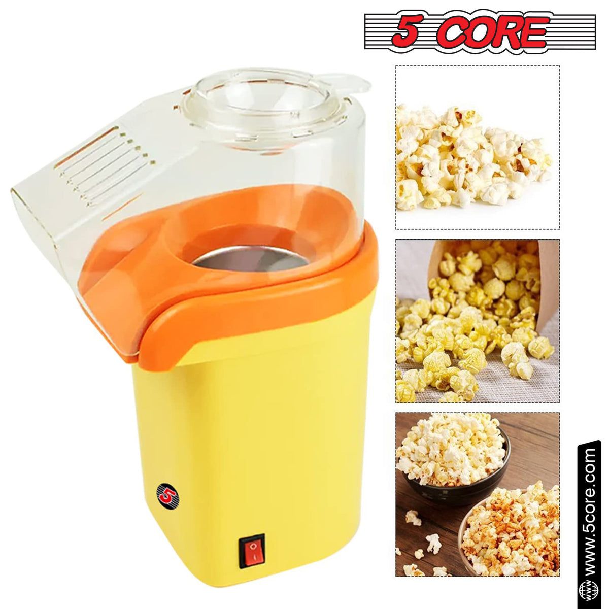5 Core Popcorn Machine 16 Cup Cap