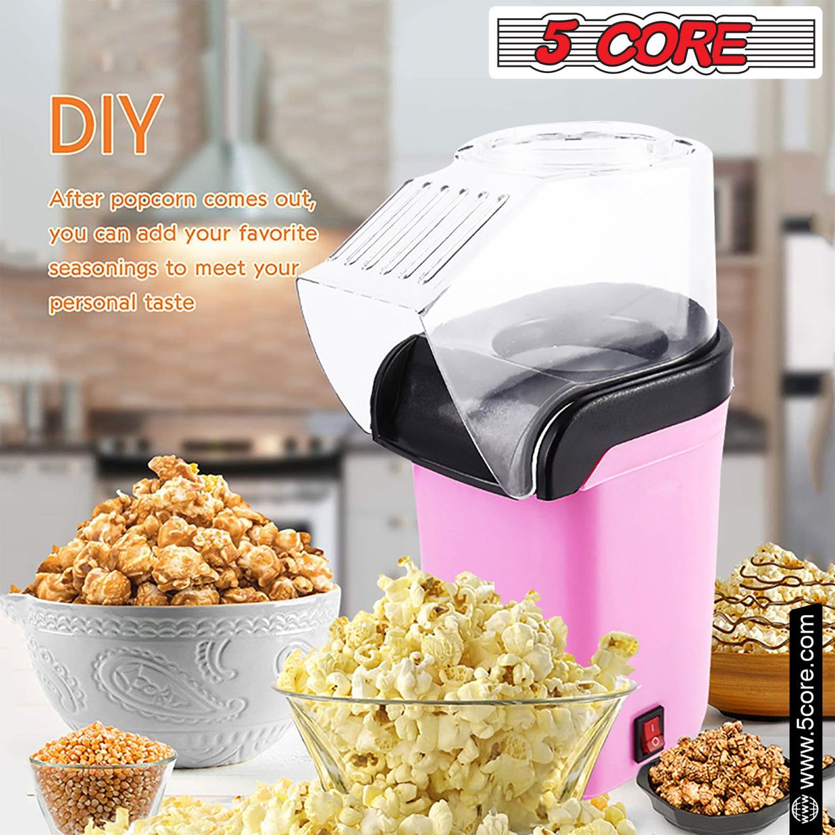 5 Core Popcorn Machine 16 Cup Cap