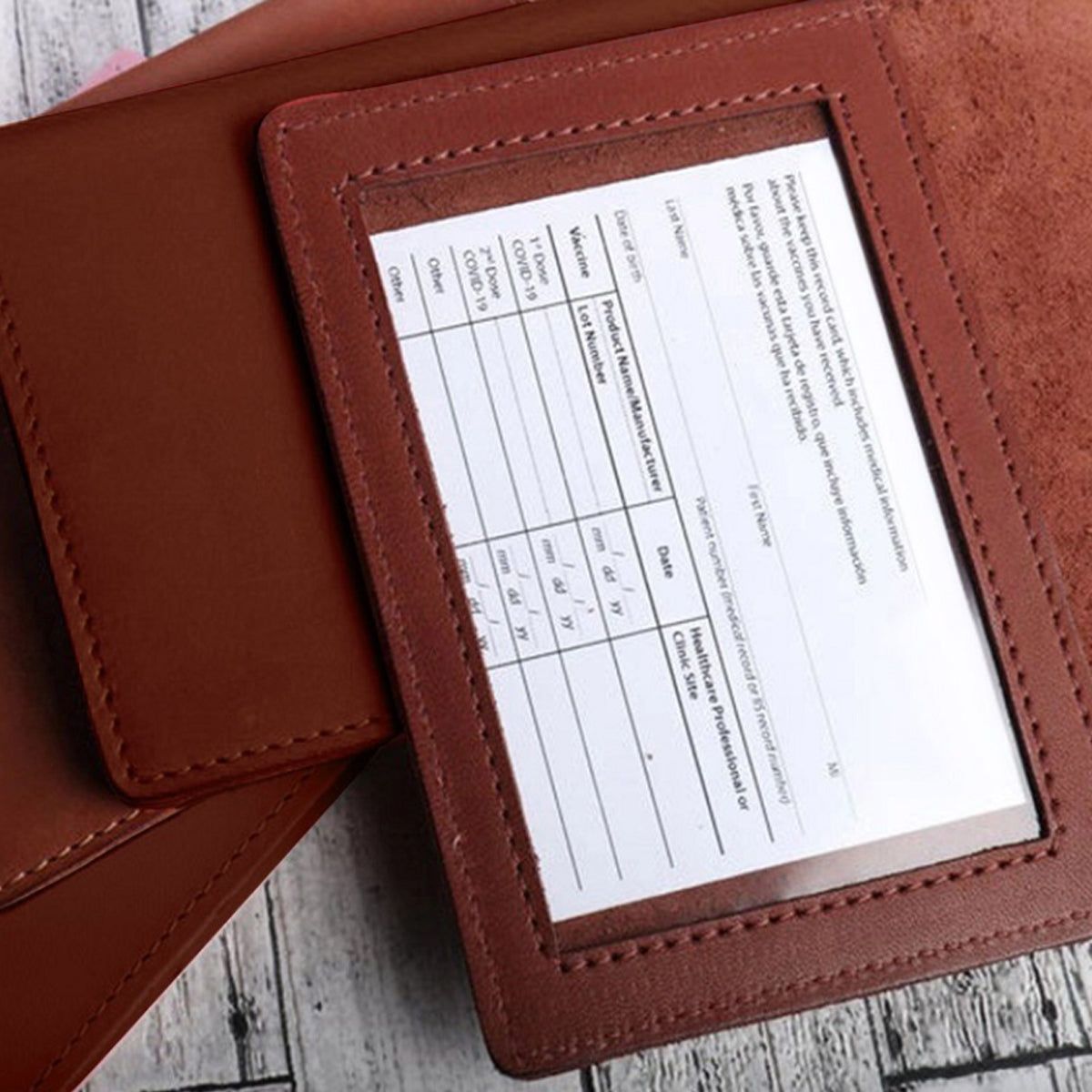 VIP 3 In 1 Card Holder For Vaccination Card; ID And Passport