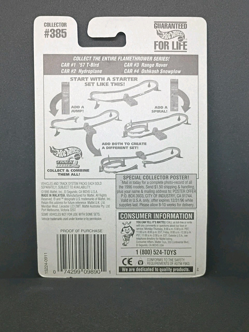 Vintage Hot Wheels Hydroplane #385 Flamethrower Series Diecast Boat