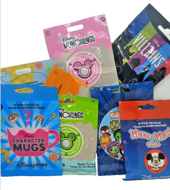 Disney Trading Blind Mystery SEALED Pin Bags 3 of - MY CHOICE