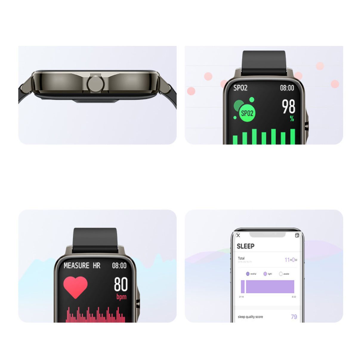 Lifestyle Smart Watch Heart Health Monitor And More