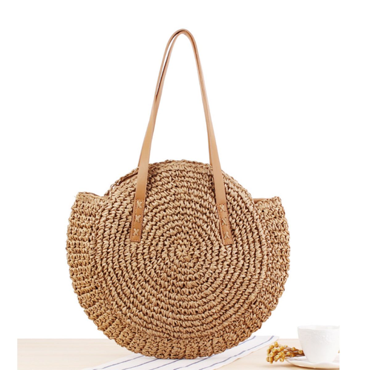 Summery Vibes All Natural Hand Made Handbag