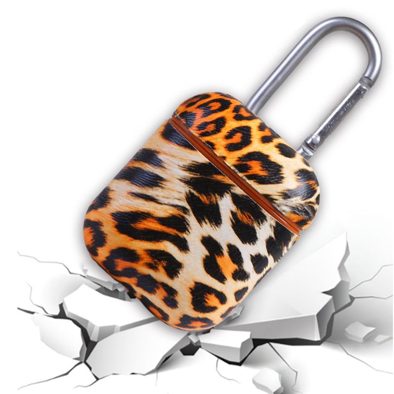 Habitat Air Pod Protective Cover Case In Leopard Print