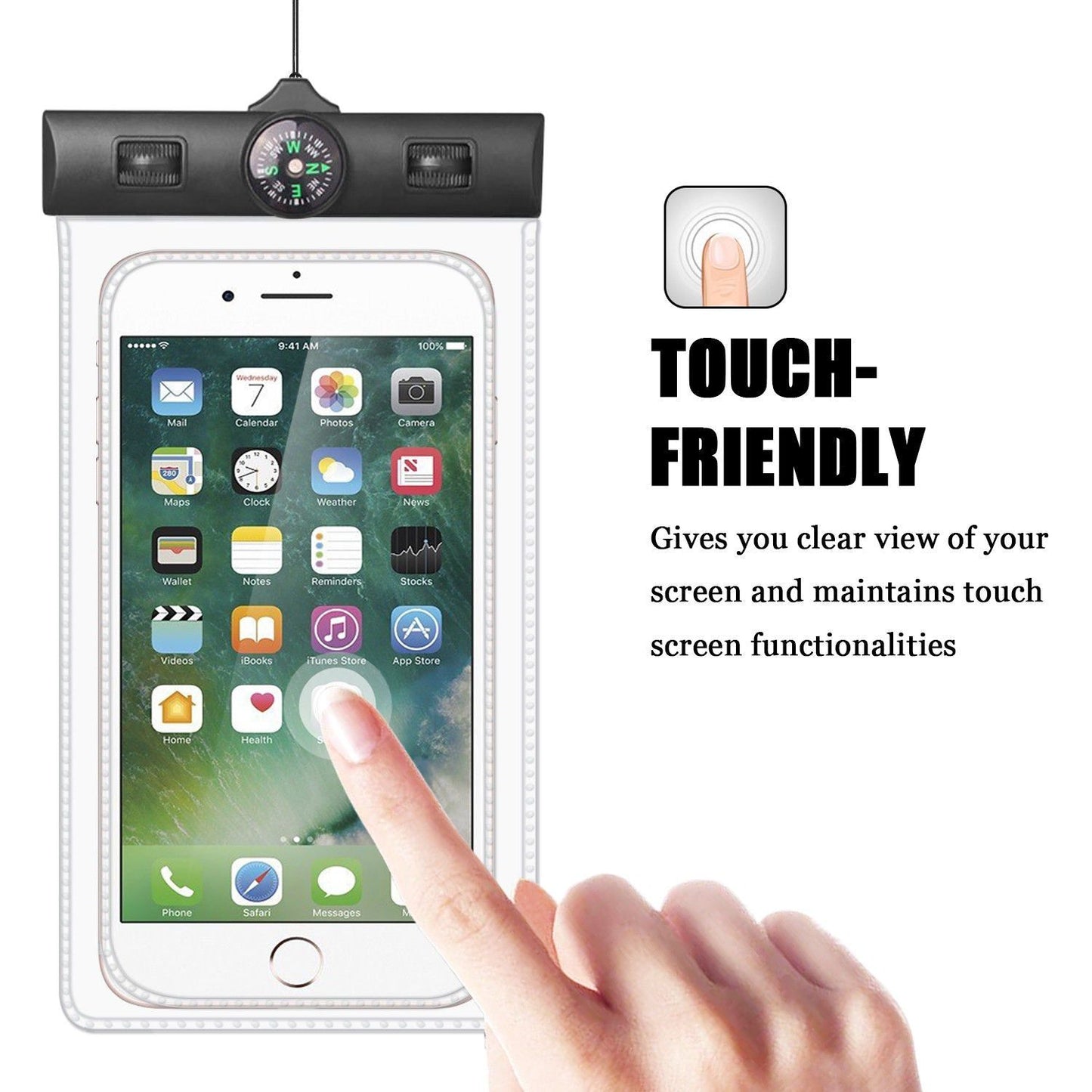 AQUA POUCH - Waterproof Pouch for your Smartphone and your Essentials 2 - Pack