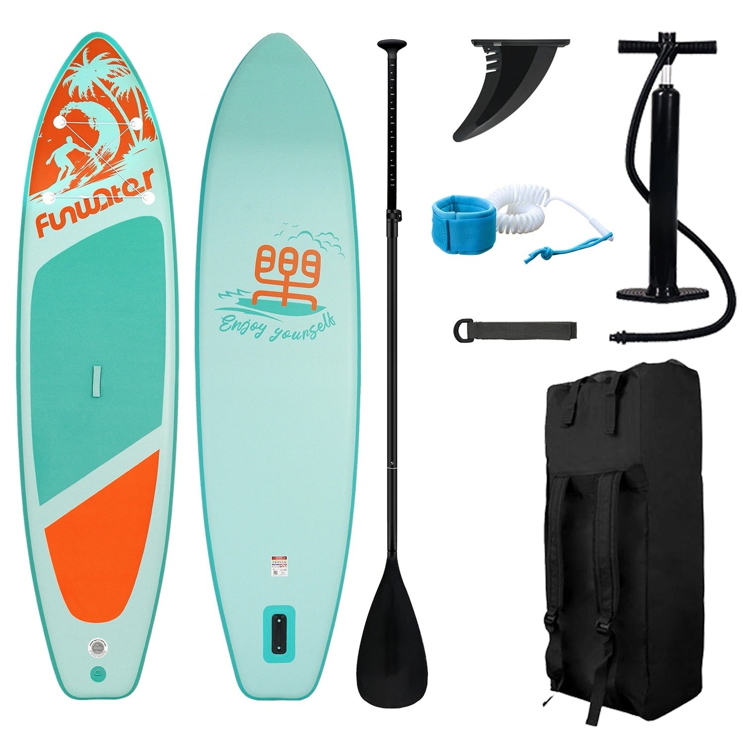 11'6"×34"×6" Extra Wide Inflatable Paddle Board, Stand Up Paddle Board