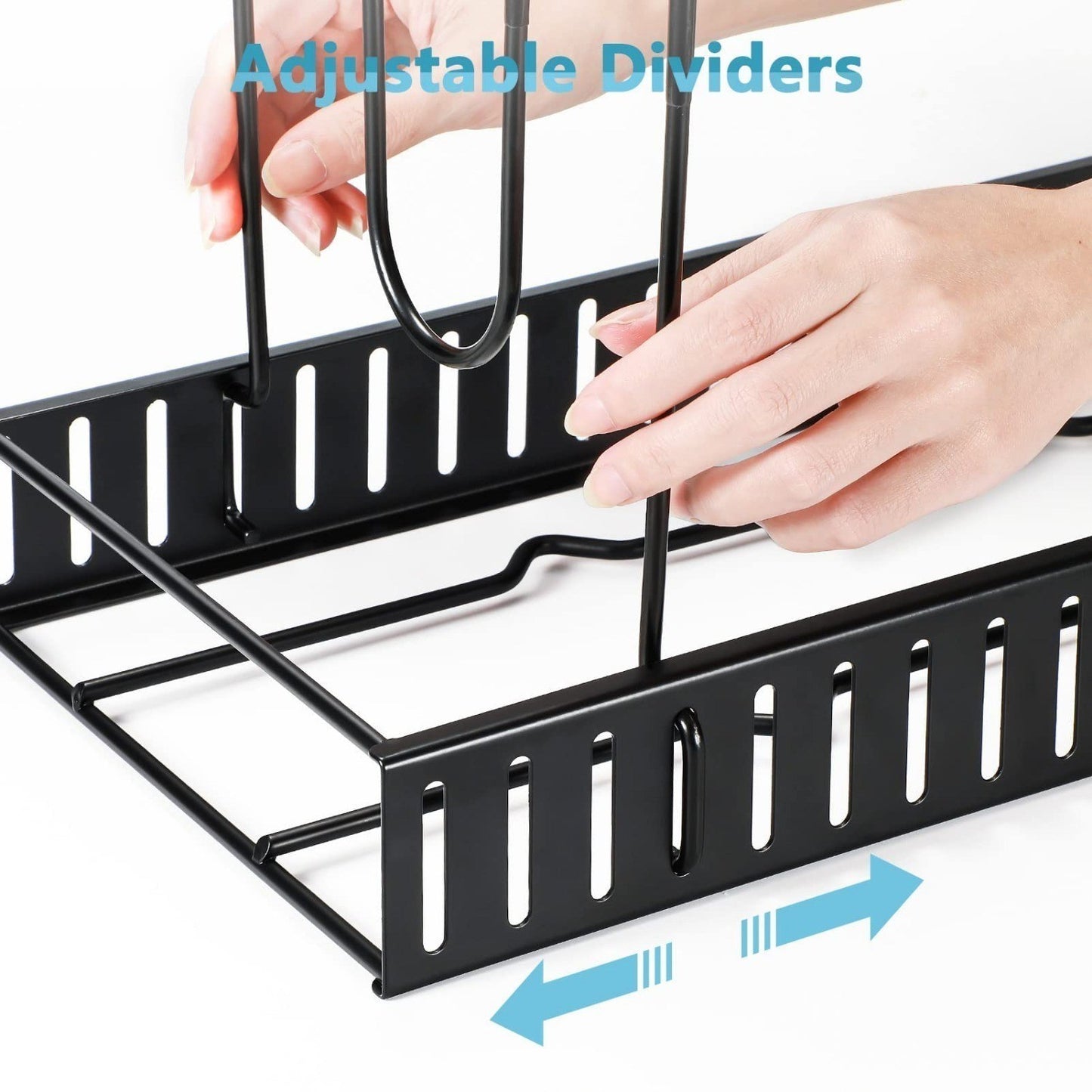 8-layer pot rack, lid rack, and pot rack, multiple DIY methods for 8-layer pots, adjustable kitchen organization, (Prohibited from selling on Amazon)