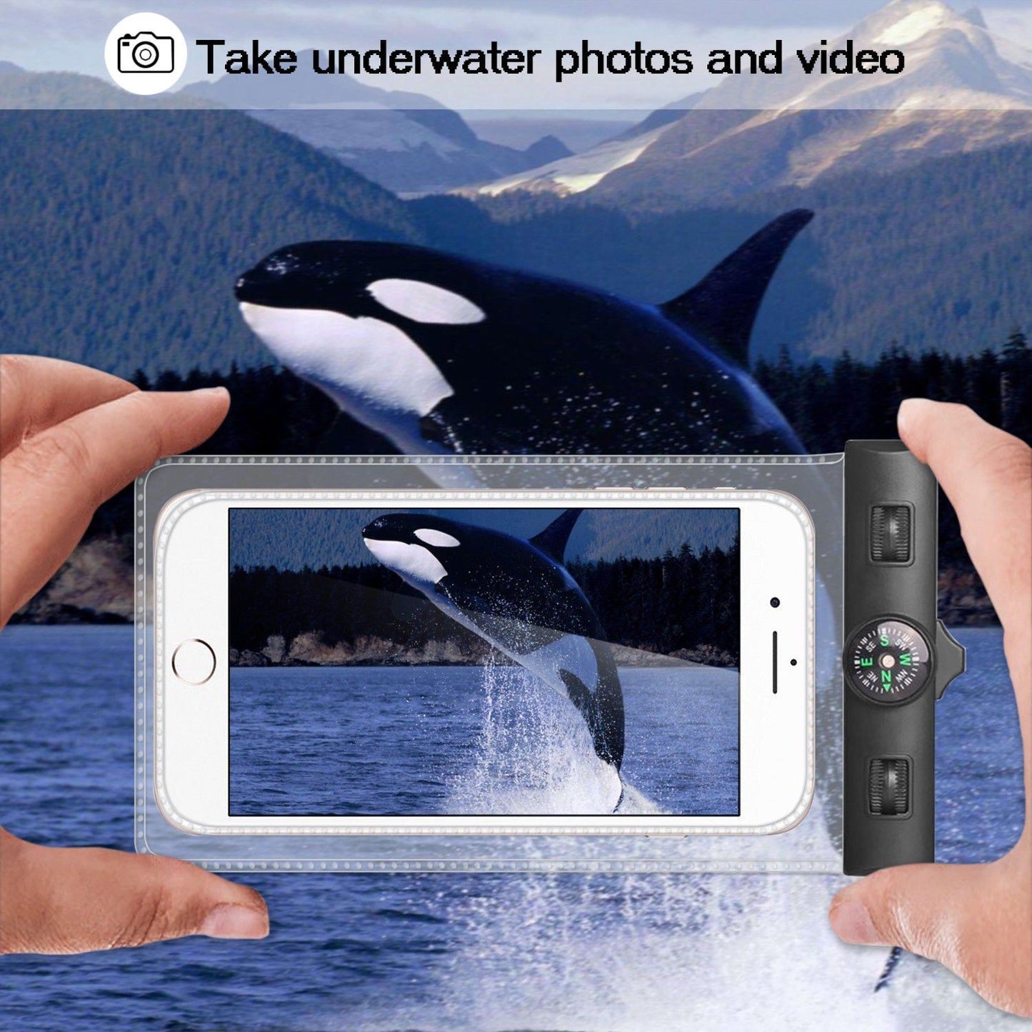 AQUA POUCH - Waterproof Pouch for your Smartphone and your Essentials 2 - Pack