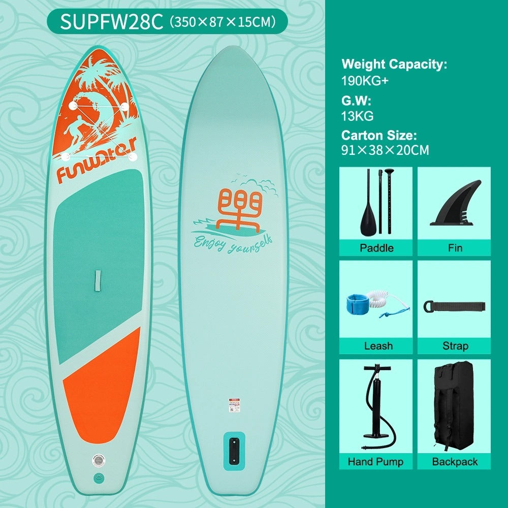 11'6"×34"×6" Extra Wide Inflatable Paddle Board, Stand Up Paddle Board