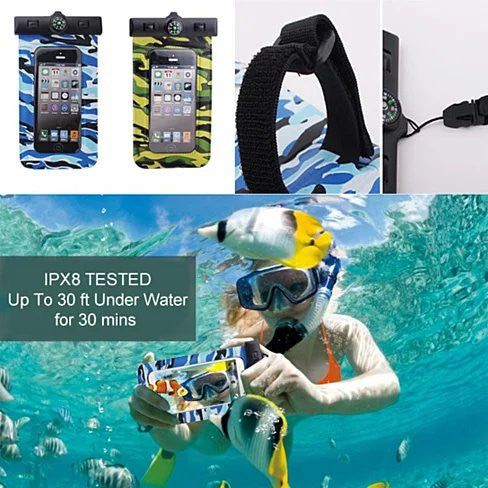 AQUA POUCH - Waterproof Pouch for your Smartphone and your Essentials 2 - Pack