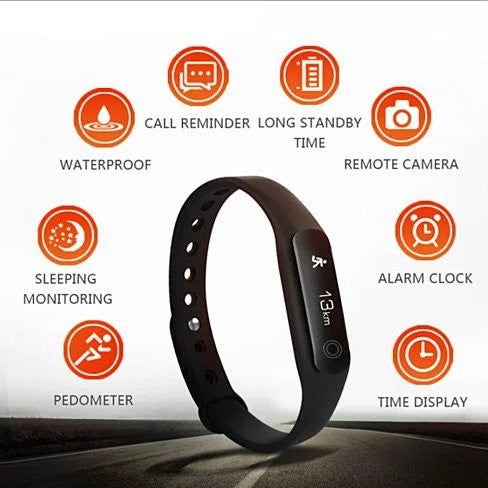 SmartFit Feather Lite Touch Screen Watch and 24/7 Activity Tracker + 1 Free Bonus Band