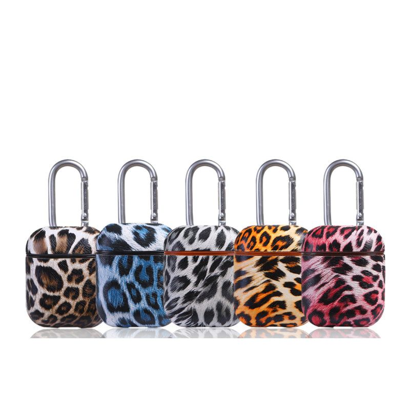 Habitat Air Pod Protective Cover Case In Leopard Print