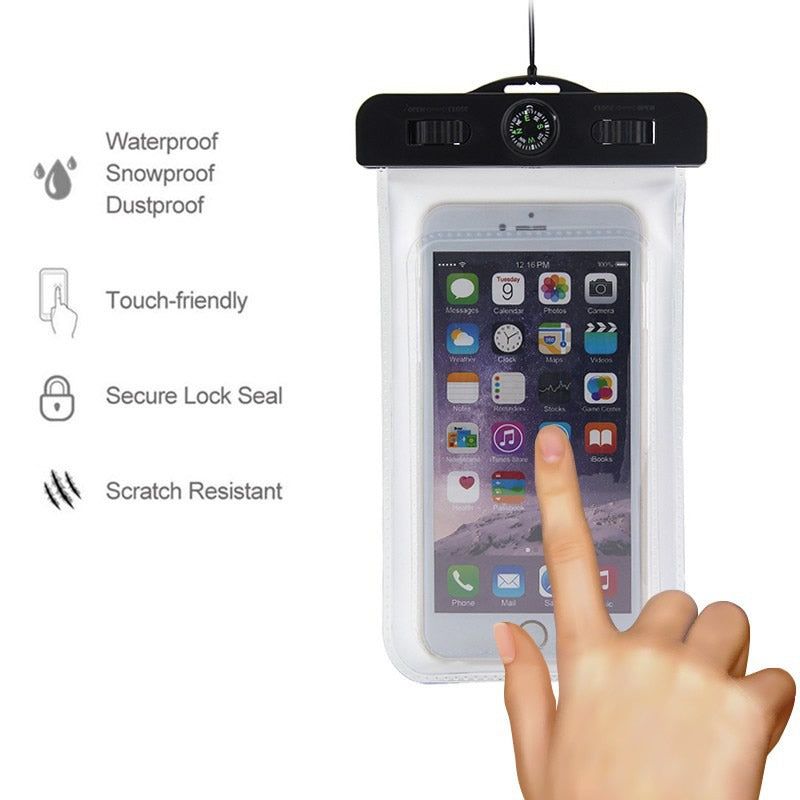 AQUA POUCH - Waterproof Pouch for your Smartphone and your Essentials 2 - Pack