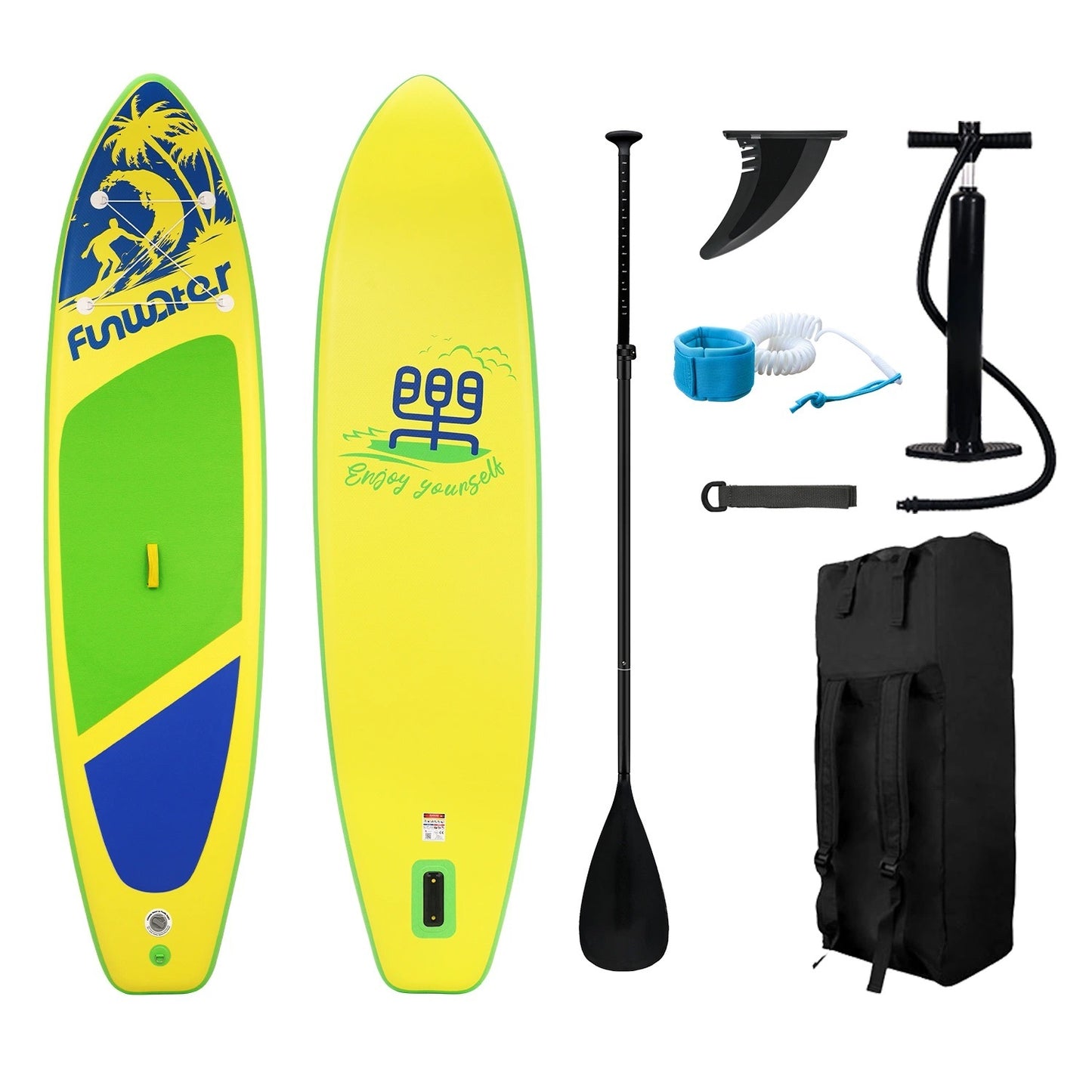 11'6"×34"×6" Extra Wide Inflatable Paddle Board, Stand Up Paddle Board