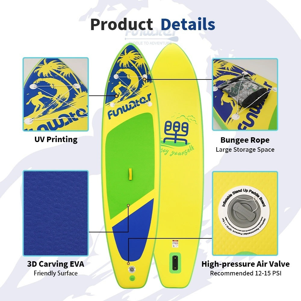 11'6"×34"×6" Extra Wide Inflatable Paddle Board, Stand Up Paddle Board