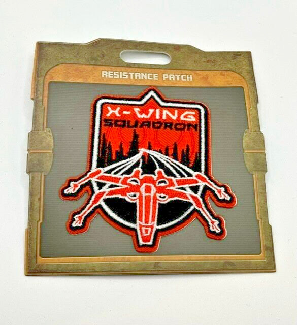 Disney STAR WARS Galaxy's Edge Resistance X-Wing squadron Patch NEW