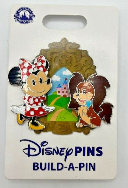 Disney BUILD-A-PIN  Minnie Mouse and Fifi 2 pin set carded