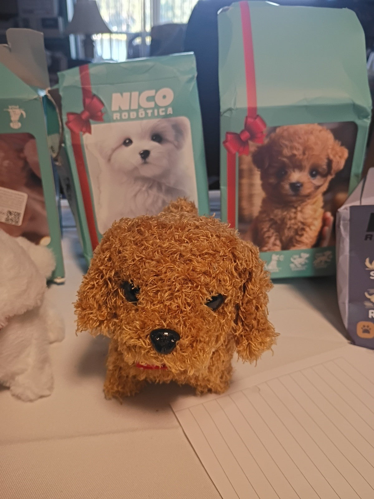 Robo Electronic Interactive Dogs Cats Walking Barking Lot Of 8 NEW Damaged Boxes