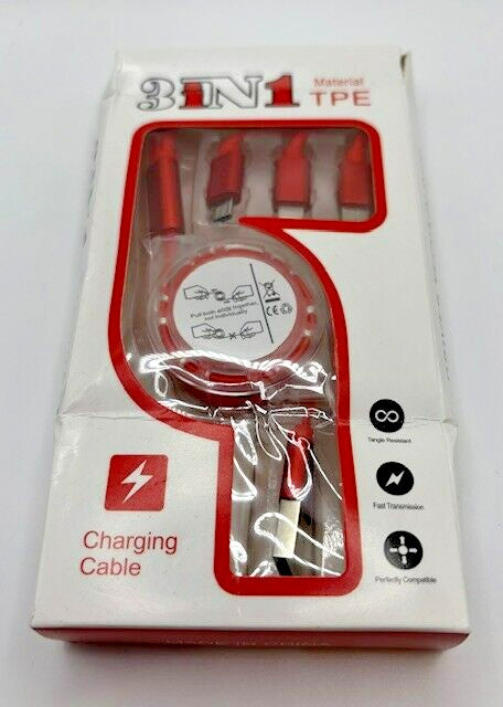 Charging cables 3 in 1 BRAND NEW