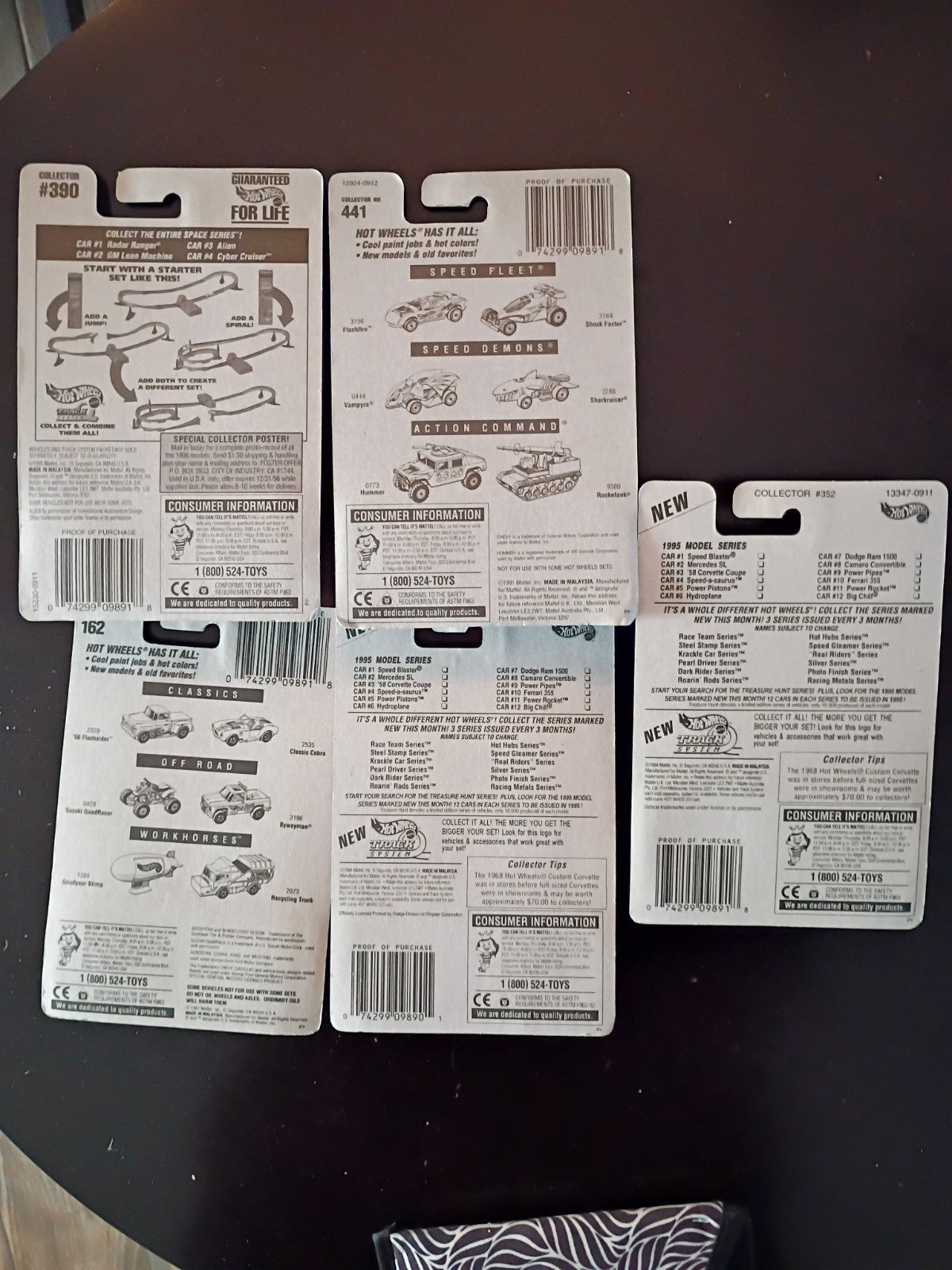 Vintage Lot of 5 Hot Wheels