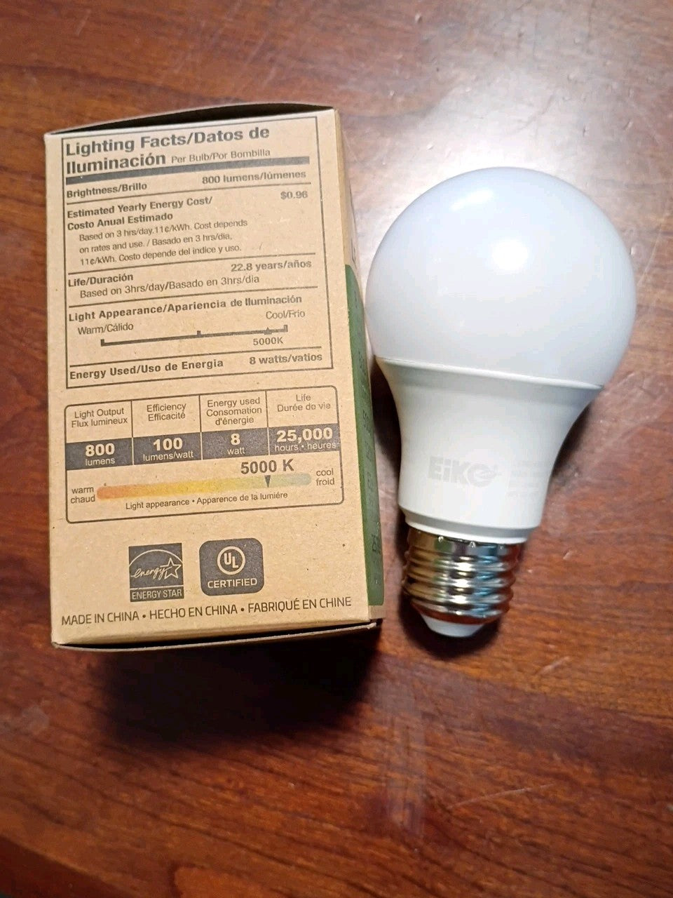 Eiko LED8WA19/OMN/827-DIM-B New Inbox