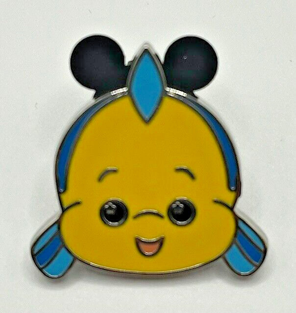 Disney The Little Mermaid Flounder wishables mystery single pin