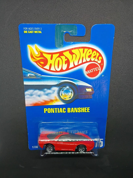 Vintage Hot Wheels Pontiac Banshee #75 Red Diecast Car