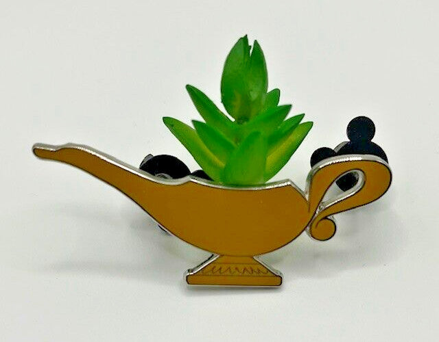 Disney Succulents - Aladdin Genie magic lamp 3D single carded pin