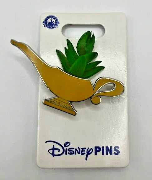 Disney Succulents - Aladdin Genie magic lamp 3D single carded pin