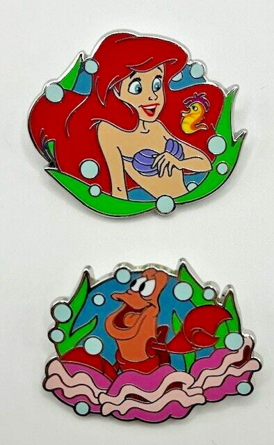 Disney Little Mermaid OE 2 pin set carded