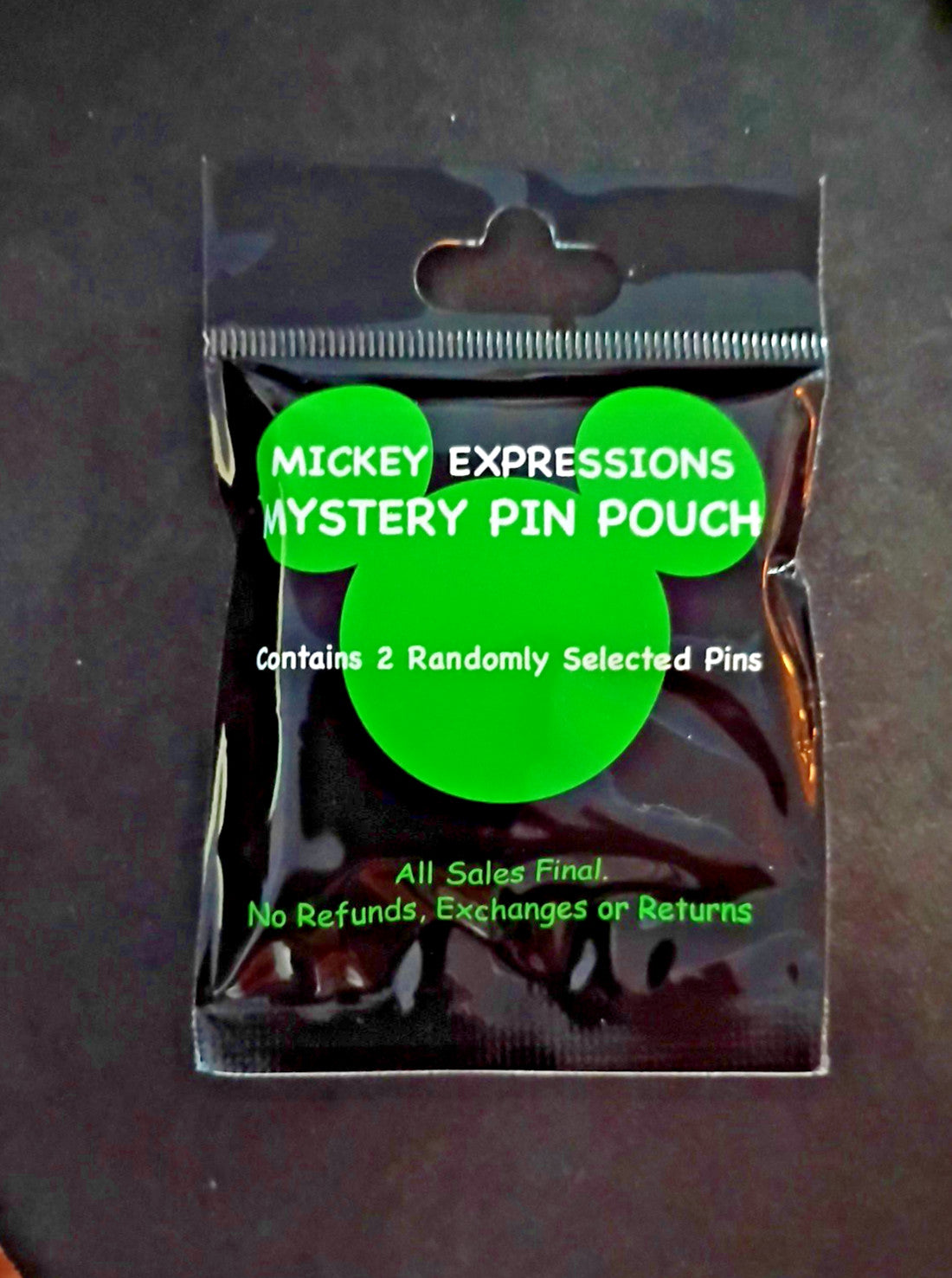 Disney Parks Mickey Expressions Mystery Pin Pouch Pack of 2 Pins Blind (Sealed)