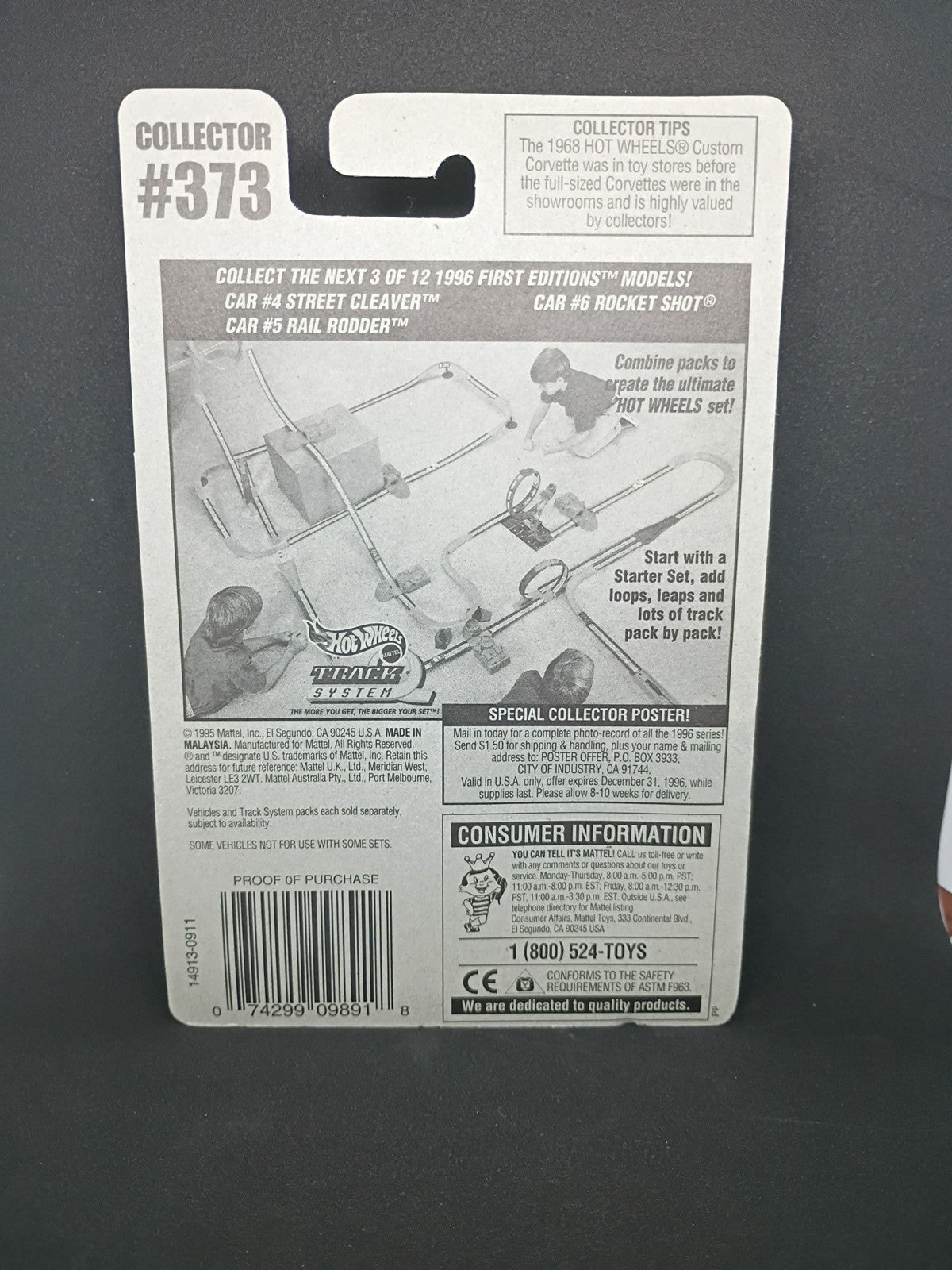 Vintage Hot Wheels Street Cleaver #373 1996 First Editions Diecast Car