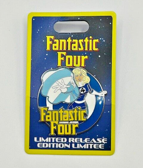 Disney FANTASTIC FOUR INVISIBLE WOMAN Limited release single carded pin