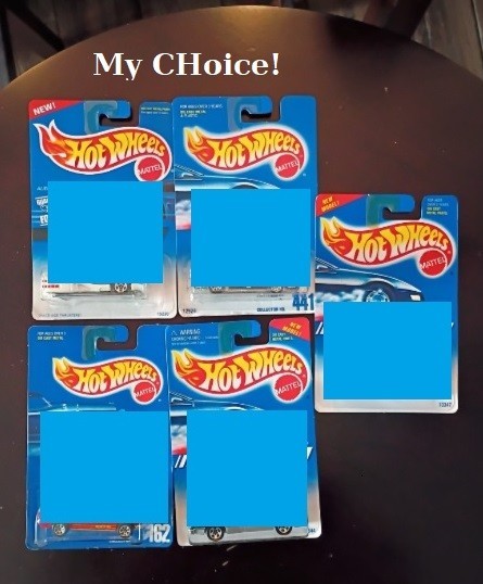 Mystery Lot of Hot Wheels - Vintage Collectible Lot of 5     1990's   MY CHOICE!