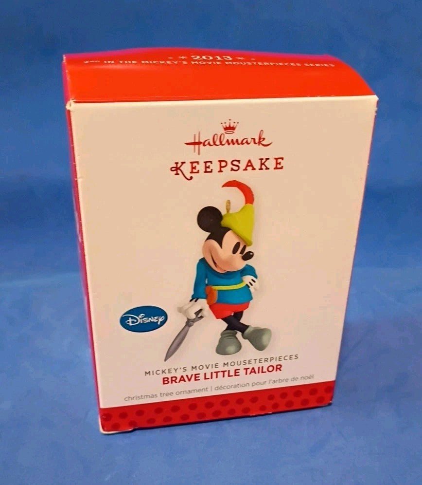 Hallmark - 2013 Brave Little Tailor Mickey's Movie Mousterpieces #2 Ornament NEW
