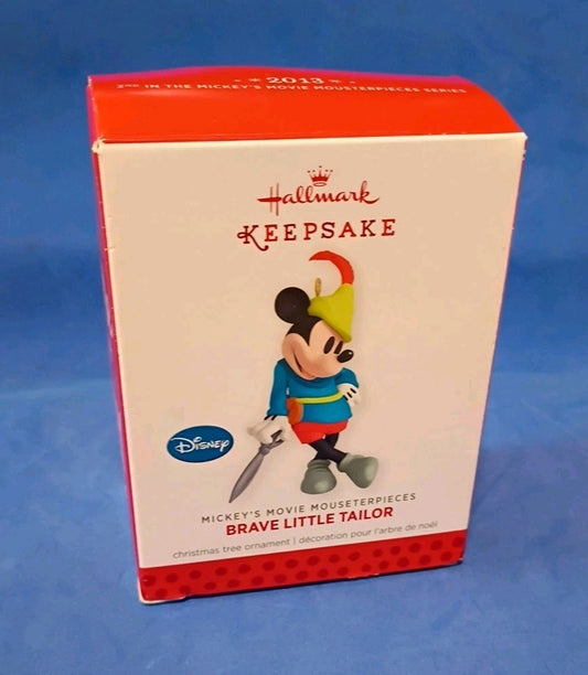 Hallmark - 2013 Brave Little Tailor Mickey's Movie Mousterpieces #2 Ornament NEW