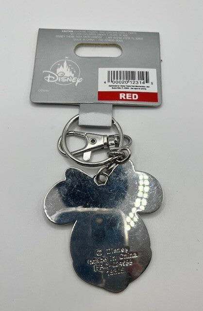 Disney MINNIE MOUSE September birthday Faux gem birthstone keychain