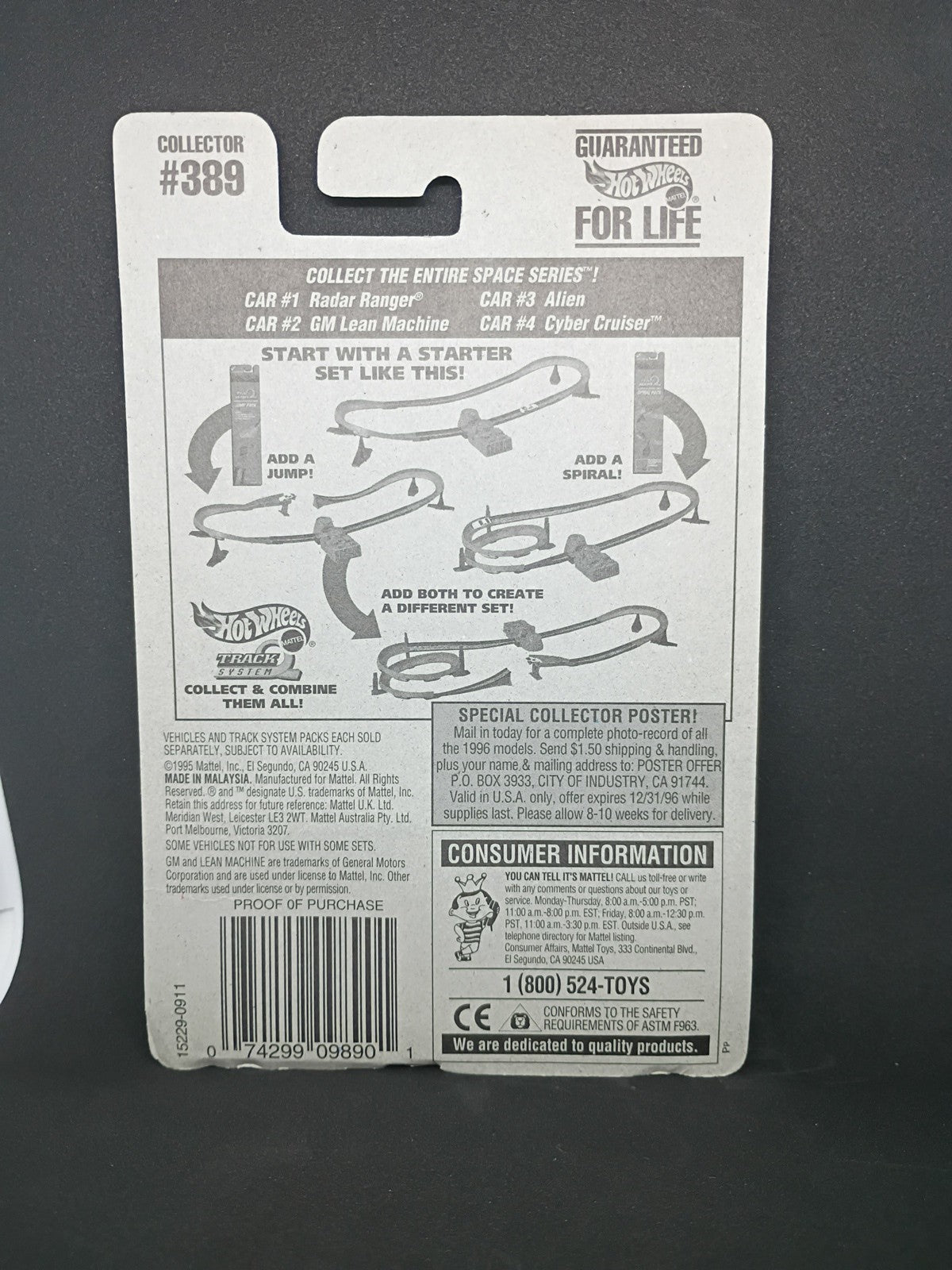 Vintage Hot Wheels GM Lean Machine #389 Space Series Diecast Car