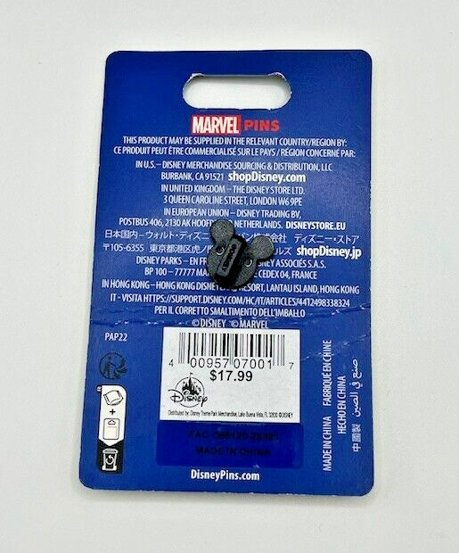 Disney FANTASTIC FOUR INVISIBLE WOMAN Limited release single carded pin