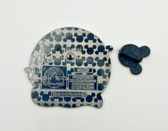 Disney 2024 Halloween Minnie with Figaro sitting in a pumpkin single carded pin