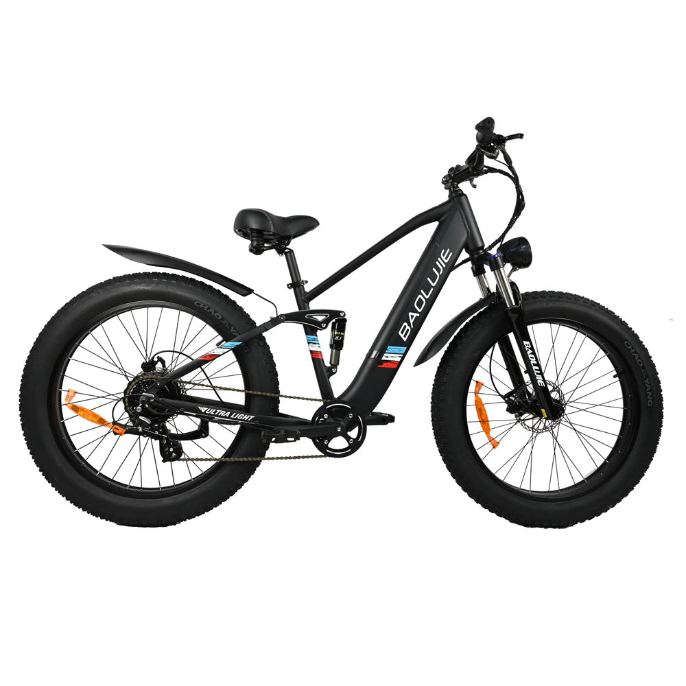 48V12AH Lithium Battery Outdoor 500W Fat Electric Mountain Bike Bicycle Ebike Shimano 8 Speed Gears