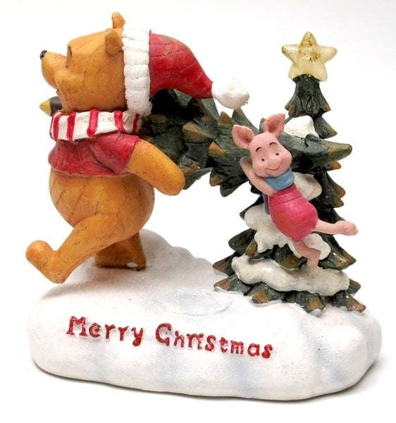 Roman Disney Collection: Lighted Pooh & Piglet with Tree
