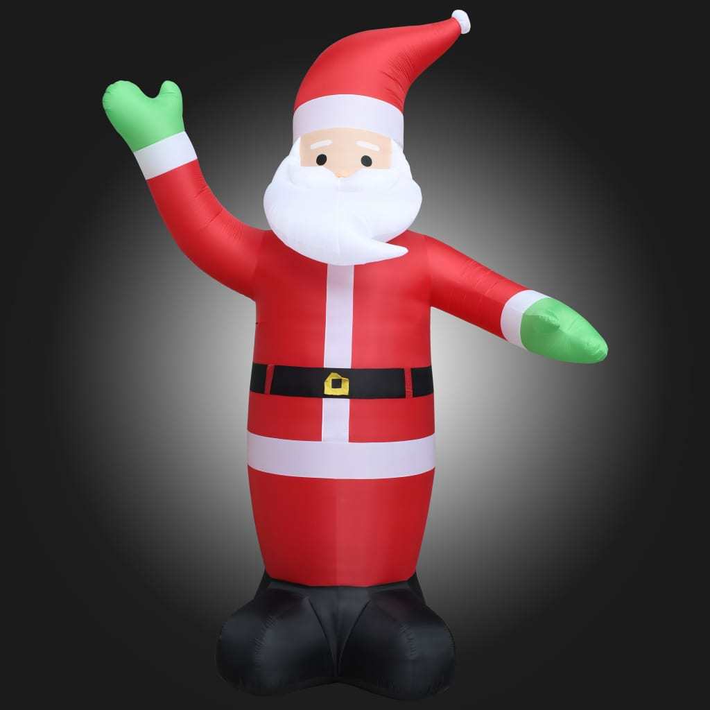 Christmas Inflatable Santa Claus LED IP44 236.2" XXL