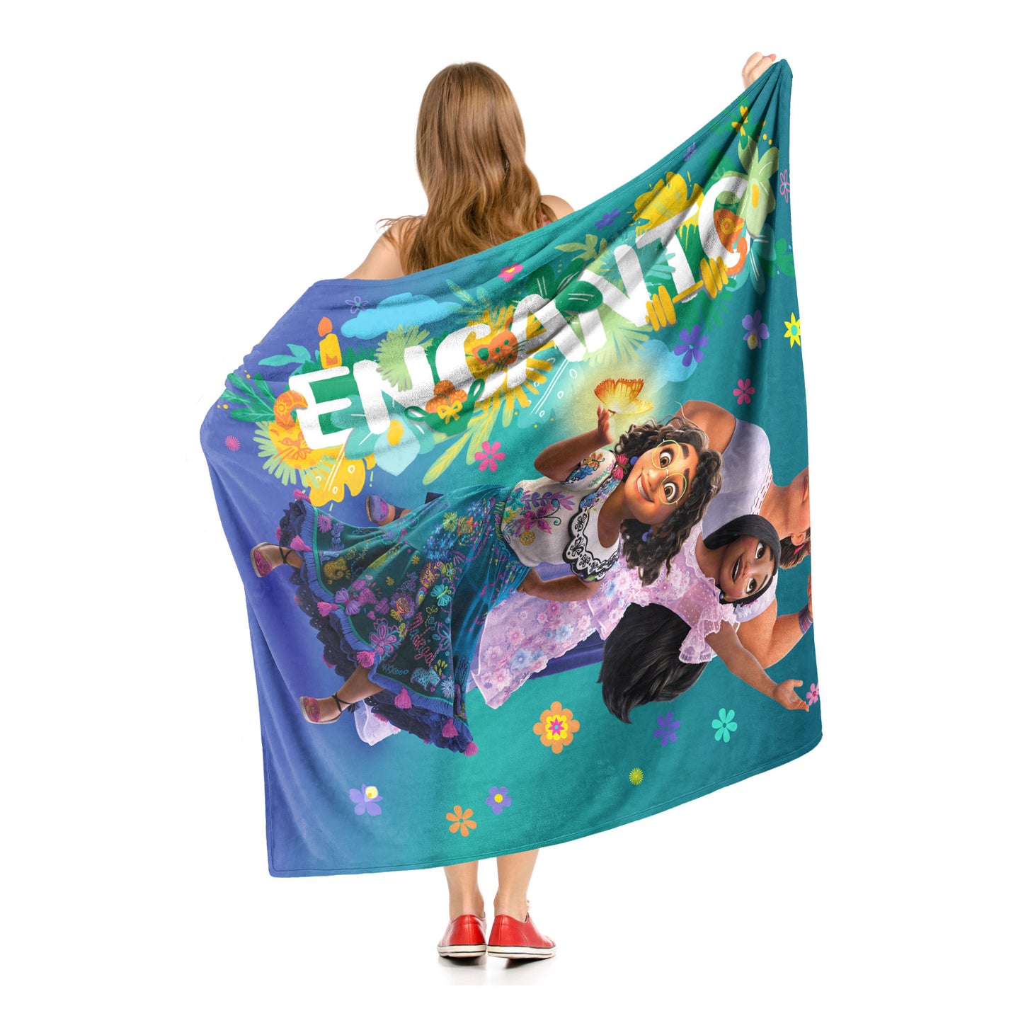 Disney's Encanto, Hermosas Hermanas Aggretsuko Comics Silk Touch Throw Blanket, 50" x 60"