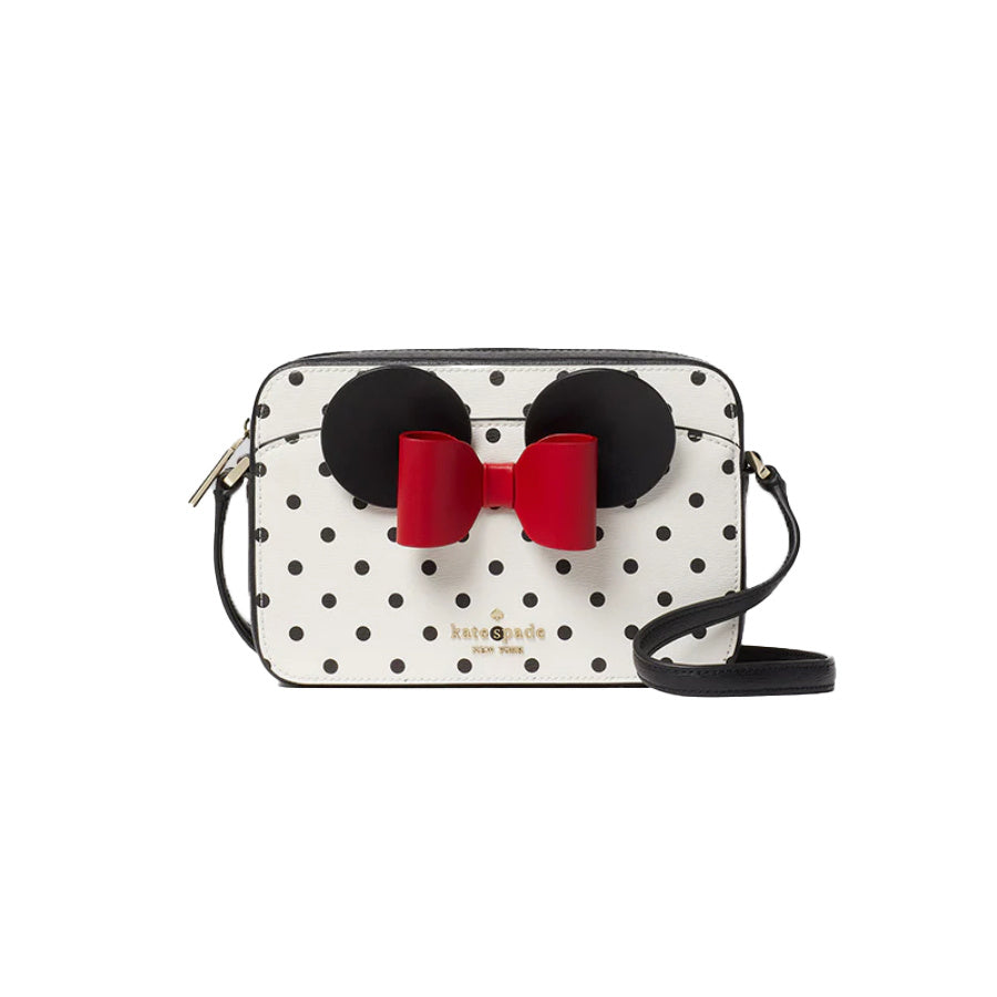 NEW Kate Spade x Disney Multicolor New York Minnie Mouse Crossbody Camera Bag