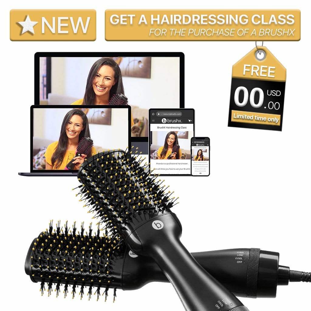 3-in-1 Hair Dryer Styler & Volumizer Brush - Salon-quality results in one tool!